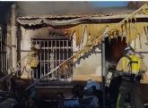 Incendio en una vivienda de Beniel