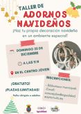 Taller de adornos navideños: una actividad para unir a las mujeres del municipio