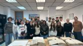 Los alumnos de Bachillerato del IES Valle de Leiva visitan el Archivo Municipal