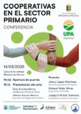 El Ayuntamiento de Alhama y UPA organizan una conferencia sobre el cooperativismo en el sector primario