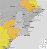 ALERTA NARANAJA: Actualizacin sobre avisos meteorolgicos en el Valle del Guadalentn, Lorca y guilas, hasta 22:00