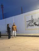 Mazarrón rinde homenaje a la historia de sus pescadores con un mural artístico de gran formato en el puerto pesquero Mazarrón rinde homenaje a la historia de sus pescadores con un mural artístico de gran formato en el puerto pesquero