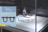El museo ARQVA exhibe unos grilletes del galeón Nuestra Senora de Atocha El museo ARQVA exhibe unos grilletes del galeón Nuestra Senora de Atocha