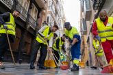 Operativo especial de limpieza de suelo en el casco histórico y el Ensanche Operativo especial de limpieza de suelo en el casco histórico y el Ensanche