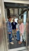 El alcalde, Ginés Campillo, inaugura el nuevo ascensor panorámico de Puerto de Mazarrón El alcalde, Ginés Campillo, inaugura el nuevo ascensor panorámico de Puerto de Mazarrón