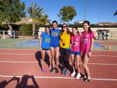 Lluvia de medallas en el Regional de combinadas para el UCAM Atletismo Cartagena