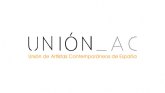 Carta el Ministro de Cultura de La UNIN_AC (Unin de Artistas Contemporneos de España)