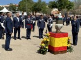 Totana acoge, por vez primera, una Jura de Bandera de Personal Civil con motivo del 30 aniversario de la llegada del EVA 13 al Morrón de Espuña