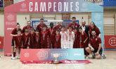 La seleccin benjamn, subcampeona de Espana de ftbol sala