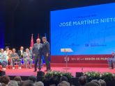 Jos Martnez Nieto recibe la Medalla de Oro de la Regin de Murcia