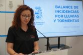 Seguridad Ciudadana informa sobre las incidencias y actuaciones durante los días de tormentas