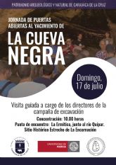 El yacimiento de 'La Cueva Negra' celebra este domingo puertas abiertas para mostrar los trabajos de la campaña de excavacin