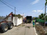 El Servicio de Recogida de Podas permite a los agricultores murcianos deshacerse de 182 toneladas de residuos