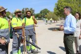 Los alumnos del PMEF de jardinería realizan su formación laboral en parques y zonas verdes del municipio