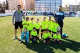 A.D. Franciscanos y  E.F.B. San Gins,  lderes en benjamines A de la Liga Comarcal de Ftbol Base de Cartagena