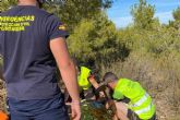 Un corredor de la Trail Sendero del Agua Galifa trasladado a Santa Luca en helicptero