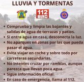 La AEMET activa en Lorca el aviso amarillo por lluvias y tormentas