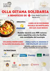 Hostelor ayudar de nuevo a las familias ms necesitadas de Lorca elaborando 400 raciones de olla gitana