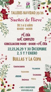 Talleres para la Navidad 2025 en Bullas y La Copa Talleres para la Navidad 2025 en Bullas y La Copa
