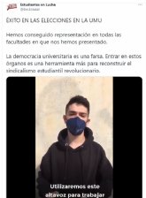 El sindicato que 'escrache' a Jos Lujn consigue representacin en el Claustro de la UMU