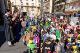 Los escolares de Cartagena llenan la ciudad de alegra con su desfile de carnaval