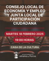 Convocatoria de la Asamblea de la Junta Local de Participacin Ciudadana y del Consejo Local de Economa y Empleo