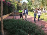 Un nuevo sendero peatonal une el jardn del Salitre y el huerto Lpez-Ferrer