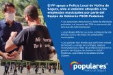 El PP apoya a Polica Local de Molina de Segura, ante el ensimo atropello a los empleados municipales por parte del Equipo de Gobierno PSOE-Podemos