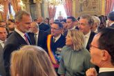 La alcaldesa de Cartagena asiste a la recepcin de los Reyes en el Palacio Real por el Da de la Fiesta Nacional