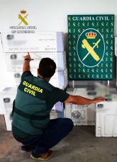 La Guardia Civil esclarece la sustraccin de gran cantidad de equipos de aire acondicionado y deshumificadores