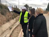 Comienzan las obras de la avenida Libertad de Guadalupe que contar con una nueva acera para garantizar la seguridad de los vecinos