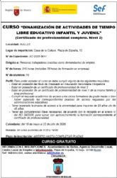 Curso de Dinamización de Actividades de Tiempo Libre Educativo Infantil y Juvenil en Bullas Curso de Dinamización de Actividades de Tiempo Libre Educativo Infantil y Juvenil en Bullas