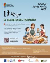 La Concejalía de Turismo organiza la actividad El secreto del hornero en el Museo Horno del Concejo y Casa del Folclore el domingo 17 de mayo La Concejalía de Turismo organiza la actividad El secreto del hornero en el Museo Horno del Concejo y Casa del Folclore el domingo 17 de mayo