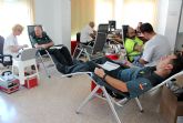 La Guardia Civil colabora altruistamente en la campaña de donacin de sangre en Murcia 2016