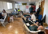 La Guardia Civil colabora altruistamente en la campana de donacin de sangre en Murcia 2023