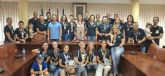 Recepción oficial a los equipos femenino y masculino del Club de Remo Águilas, por los grandes resultados obtenidos en diferentes competiciones