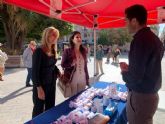 Controles glucémicos para detectar la diabetes en la plaza de Santo Domingo