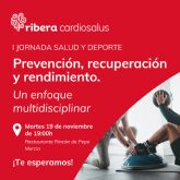 La clínica Ribera Cardiosalus reunirá a deportistas de élite, profesionales y pacientes en una jornada sobre salud