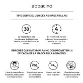 Campaña “Mascarillas homologadas y seguras”. Los tips de Abbacino