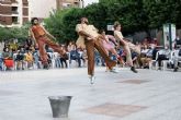 La danza contempornea y el circo se dan cita en las calles de Cartagena en el festival MuDanzas