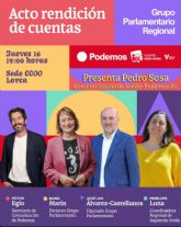 PodemosIUAlianza Verde rinde cuentas en Lorca y denuncia la 'degradación de los servicios públicos' PodemosIUAlianza Verde rinde cuentas en Lorca y denuncia la 'degradación de los servicios públicos'