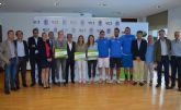 Alba Rey, Alexandra Evdokimova y Ariana Geerlings reciben las becas deportivas del Murcia Club de Tenis 1919