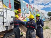 La UCAM organiza un simulacro de accidente ferroviario con múltiples víctimas en la Escuela de Bomberos de Murcia La UCAM organiza un simulacro de accidente ferroviario con múltiples víctimas en la Escuela de Bomberos de Murcia