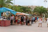 El mercado artesano de puerto de Mazarrn inicia este sbado la temporada de verano