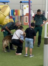 La Guardia Civil realiza una exhibicin de medios en el Hospital Materno Infantil de la Arrixaca