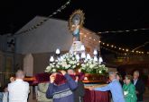 La procesión de la Virgen del Pilar dio por concluidas las fiestas del barrio de la Florida