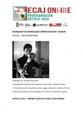 La Concejala de Juventud de Molina de Segura pone en marcha hoy jueves 15 de octubre la formacin Workshop: Monlogos, Humor e Improvisacin