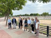 La Fundación Biodiversidad visita Torre Pacheco para conocer los avances del proyecto de renaturalización de la Rambla Sur