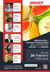 Brandt organiza un webinar para analizar la innovacin y nuevas tecnologas en el sector del meln y la sanda