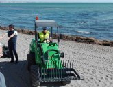 Medio Ambiente prueba una nueva tecnologa que puede triplicar la eficacia de los trabajos de limpieza en espacios del Mar Menor